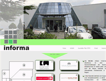 Tablet Screenshot of informa-messezentrum.de